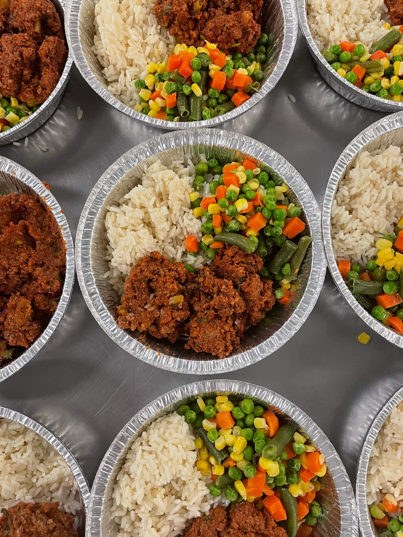 ground beef with mixed veggies and white rice Stock Pot Malden, MA