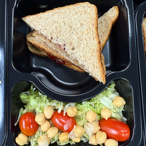 turkey sandwhich with salad summer meals childcare meals and afterschool meals